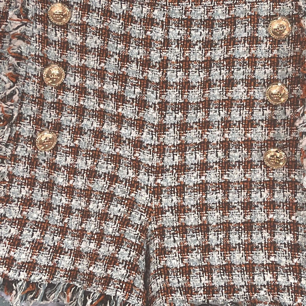 Walter Baker Cambridge Tweed Adrian High Waist Short Size 4 - Picture 6 of 7